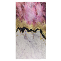 Bielo-ružový umývateľný koberec 120x180 cm – Vitaus