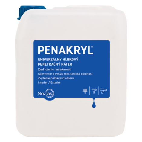 PENAKRYL - Penetračný náter do interiéru a exteriéru bezfarebný 5 l