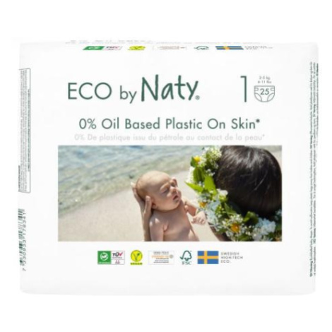 Eco by Naty Plienky jednorazové 1 (2-5 kg) 25 ks