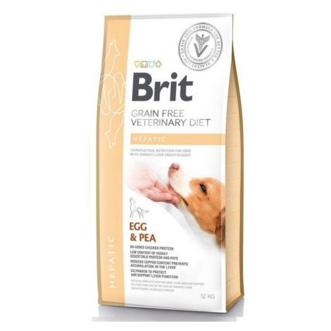 Brit Veterinary Diets GF dog Hepatic granule pre psy 12kg