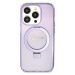 Kryt Guess GUHMN61HRSGSU iPhone 11 / Xr 6.1" purple hardcase Ring Stand Script Glitter MagSafe (