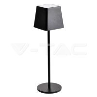 2W stolová lampa čierna IP54 3000K VT-7563 (V-TAC)