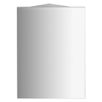AQUALINE - ZOJA/KERAMIA FRESH skrinka zrkadlová rohová 35x78x35cm, biela 50352