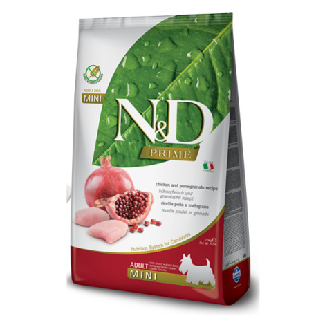 N&D Prime Dog Adult Mini Chicken/Pomegranate Grain-free - 7kg