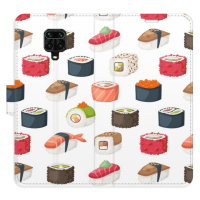 Flipové puzdro iSaprio - Sushi Pattern 02 - Xiaomi Redmi Note 9 Pro / Note 9S