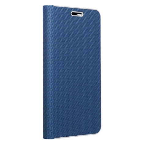 Diárové puzdro na Apple iPhone 14 Plus LUNA Carbon modré