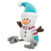 Xmas SNOWMAN, vianočný snehuliak, plyš/bavlna, 41 cm