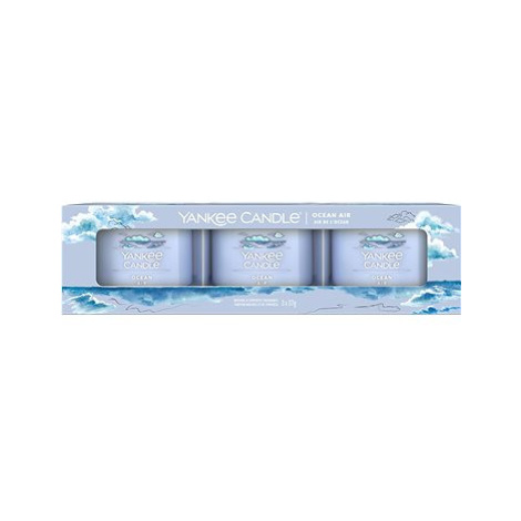 YANKEE CANDLE Ocean Air set Sampler 3× 37 g