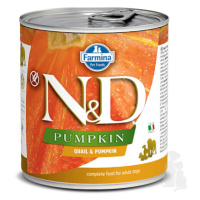 N&D DOG PUMPKIN Adult Quail & Pumpkin 285g + Množstevná zľava zľava 15% 1+1 zadarmo