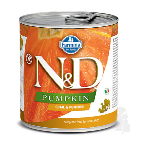 N&D DOG PUMPKIN Adult Quail & Pumpkin 285g + Množstevná zľava 1+1