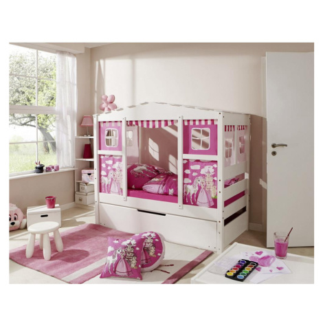 Ružové detské postele