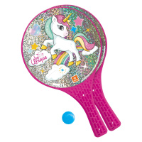 Plážový tenis Jednorožec Unicorn Mondo 2*22 cm rakety a loptička