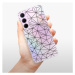 Odolné silikónové puzdro iSaprio - Abstract Triangles 03 - black - Samsung Galaxy A55 5G