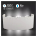 Záhradné LED nástenné svietidlo 6W, 3000K, 540lm, IP54, biele VT-846 (V-TAC)