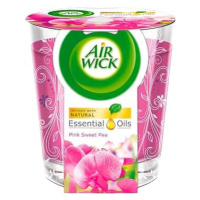 Air Wick Essential Oils Pink Sweet Pea sviečka 105g