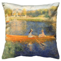 Scanquilt dekoračná obliečka na vankúš Art Velvet renoir-loďky