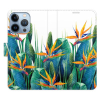 Flipové puzdro iSaprio - Exotic Flowers 02 - iPhone 13 Pro