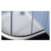 POLYSAN - EASY LINE štvrťkruhová sprchová zástena 900x900, sklo BRICK EL2638
