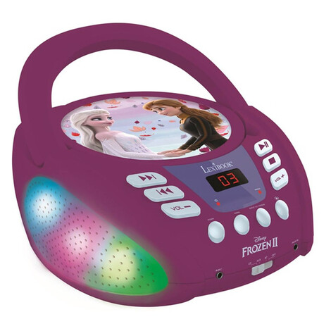 Lexibook CD prehrávač Frozen s bluetooth a svetelnými efektmi