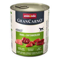 Animonda Grancarno Dog 800g - Hovädzie / Kačacie Srdce