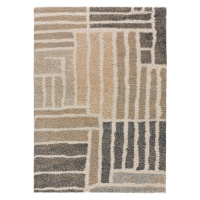 Sivo-béžový koberec 133x190 cm Cesky - Universal