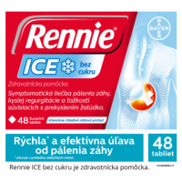 RENNIE ICE Bez cukru 48 žuvacích tabliet