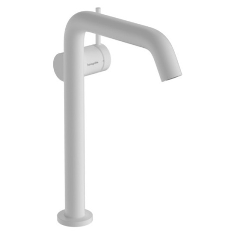 Hansgrohe Tecturis S vysoká umývadlová batéria s clic-clac matná biela 73370700