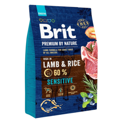 Brit Premium by Nature dog Sensitive Lamb 3kg