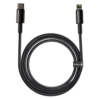 Dátový kábel  Baseus Tungsten PD USB-C - Lightning 2,0 m 20W čierny