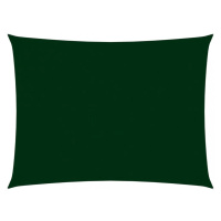 Tieniaca plachta obdĺžniková 2x4 m oxfordská látka Dekorhome Tmavo zelená,Tieniaca plachta obdĺž