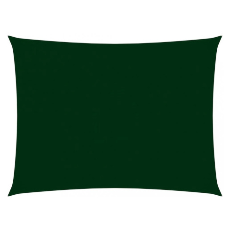 Tieniaca plachta obdĺžniková 2x4 m oxfordská látka Dekorhome Tmavo zelená,Tieniaca plachta obdĺž vidaXL