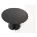 Čierny okrúhly jedálenský stôl Teulat Cep, ø 137 cm