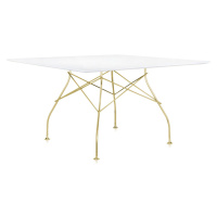 Kartell - Stôl Glossy Polyester - 130x130 cm
