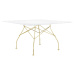 Kartell - Stôl Glossy Polyester - 130x130 cm