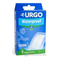 URGO Waterproof náplasť antiseptická, vodeodolná, priehľadná, (10x6cm) 5ks