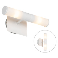 Moderné kúpeľňové nástenné svietidlo biele IP44 2-svetlo - Vaňa