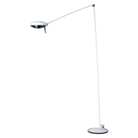 LED stojacia lampa Lumina Elle výška 200 cm 3 000 K biela