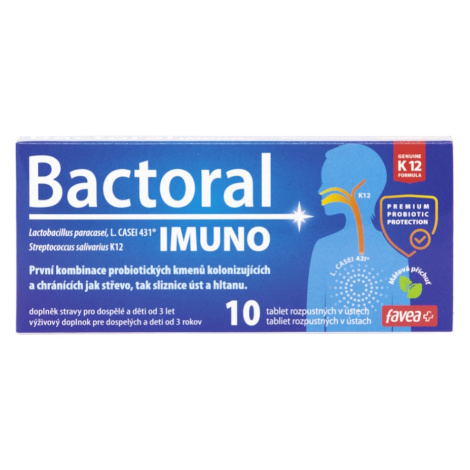 FAVEA Bactoral IMUNO 10 tabliet