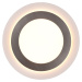 Sconto Stropné LED svietidlo MORGAN 2 biela/čierna