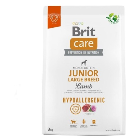 Brit Care Dog Hypoallergenic Junior Large Breed Lamb 3 kg | Granule pre psov