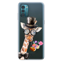 Odolné silikónové puzdro iSaprio - Sir Giraffe - Nokia G11 / G21