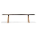 PEDRALI - Stôl ARKI-TABLE wood s káblovou lištou - DS