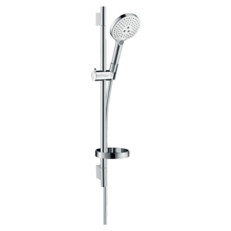 Sprchový set Hansgrohe Raindance Select S s mydlovničkou biela/chróm 26630400