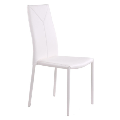 Biele jedálenské stoličky