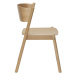 Jedálenské stoličky z dubového dreva Oblique - Hübsch