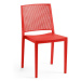 Jedálenská stolička GRID Červená,Jedálenská stolička GRID Červená