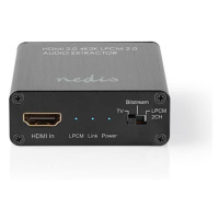 Prevodník HDMI/Jack 3,5mm+Toslink NEDIS VEXT3470AT