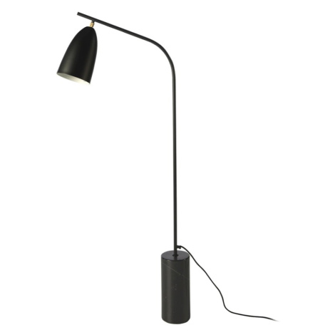 Estila Stmievateľná stojaca lampa Nero Marquina s polohovateľným tienidlom v prevedení mramor oc