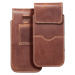 ROYAL Crazy Horse Leather Universal Flap Pocket XXXL Brown