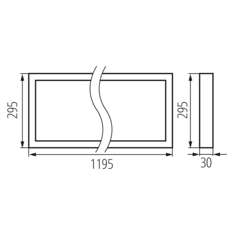 BAREV BL 40W 12030 NW Panel LED MILEDO KANLUX
